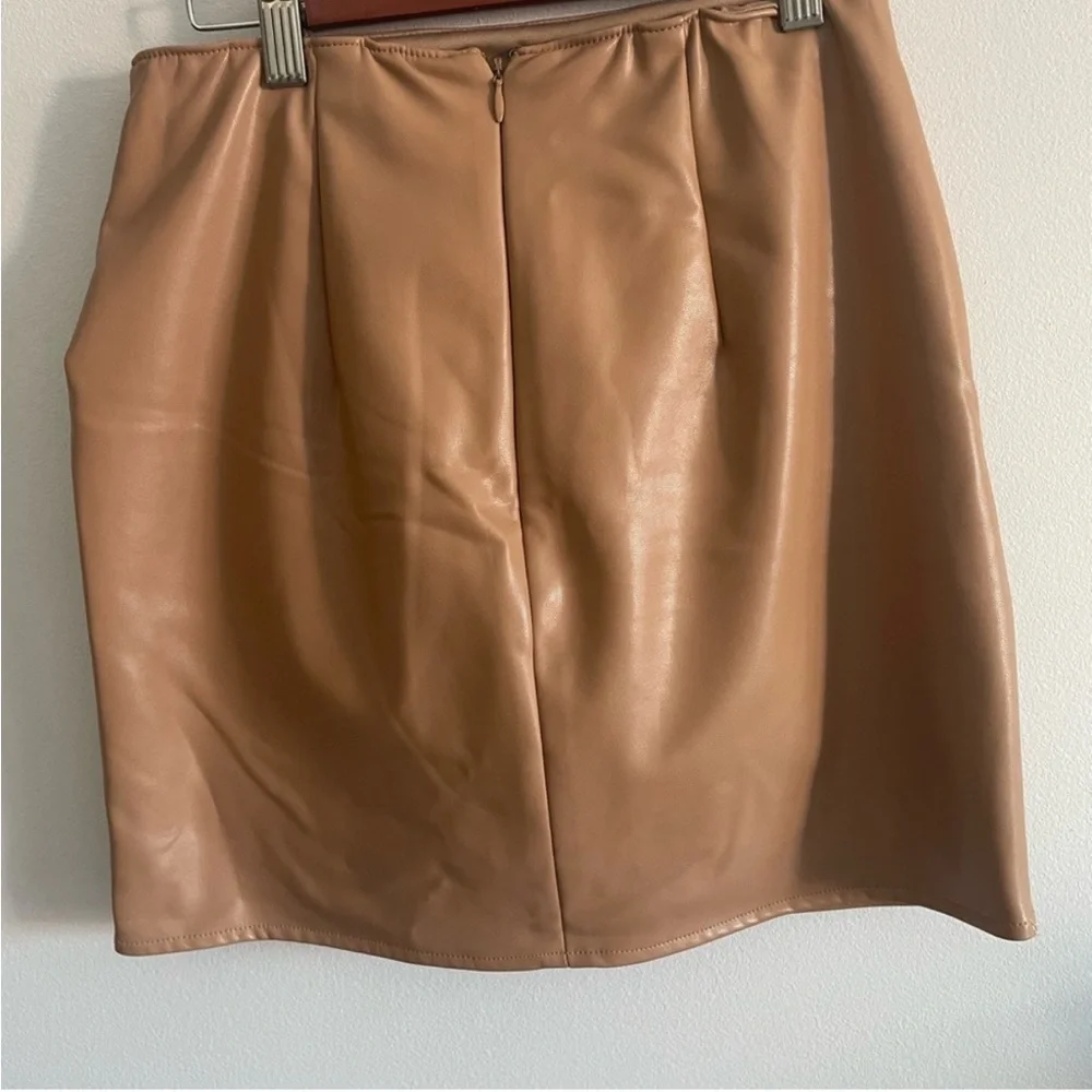 Abercrombie & Fitch Faux Leather Skirt - Picture 3 of 4